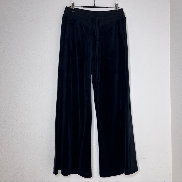 Daily Practice by Anthropologie‎ Velour Wide-Leg Lounge Pants Size Medium - Picture 7 of 10